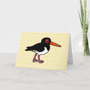 Birdorable Pied Oystercatcher Karte