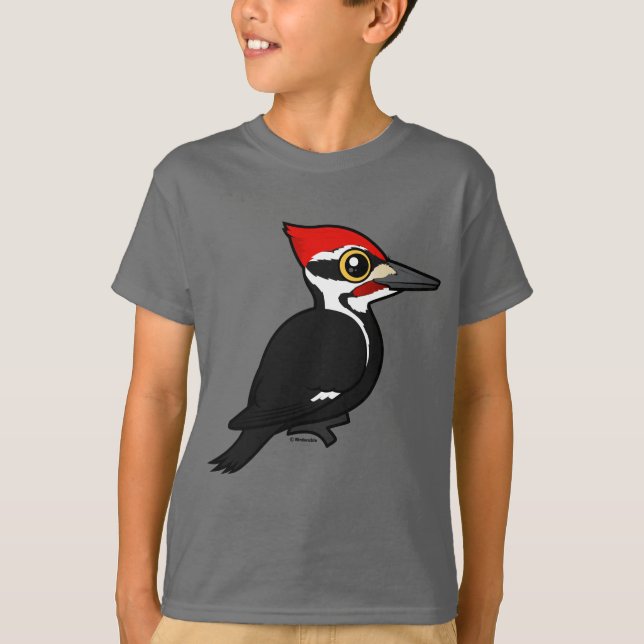 Birdorable Pileated Specht T-Shirt (Vorderseite)