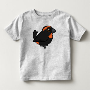 Birdorable Puerto Rico Bullfinch Cartoon Bird Kleinkind T-shirt