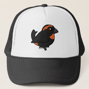 Birdorable Puerto Rico Bullfinch Cartoon Bird Truckerkappe
