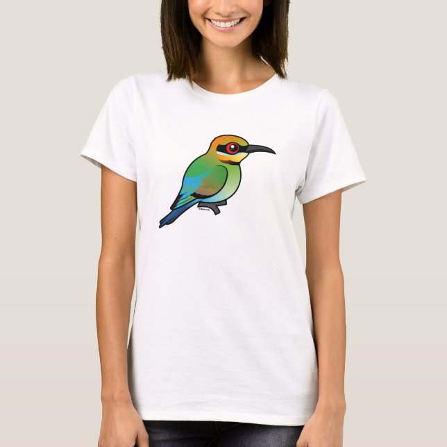 Birdorable Rainbow-Bienenfresser T-Shirt (Vorderseite)