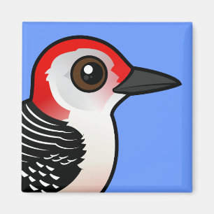 Birdorable Red-Blies Woodpecker Magnet