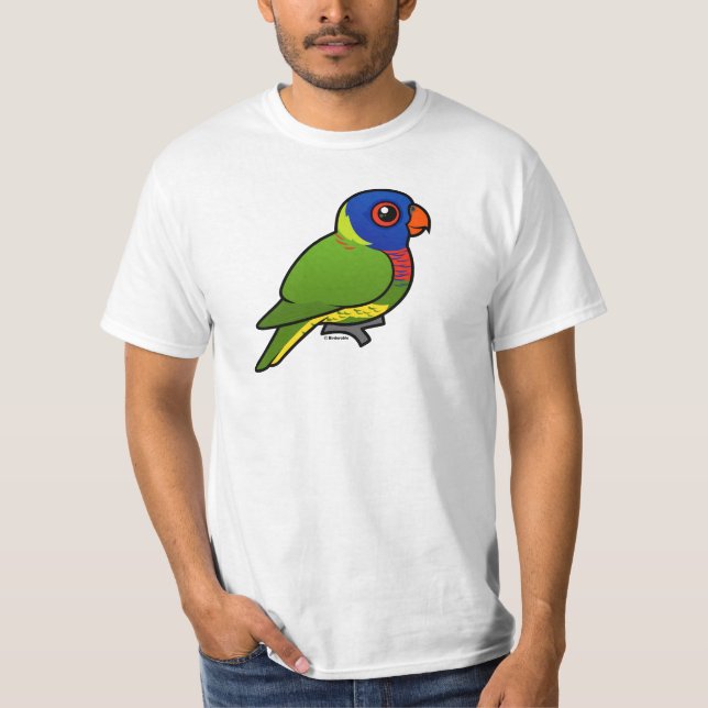 Birdorable Regenbogen Lorikeet T-Shirt (Vorderseite)