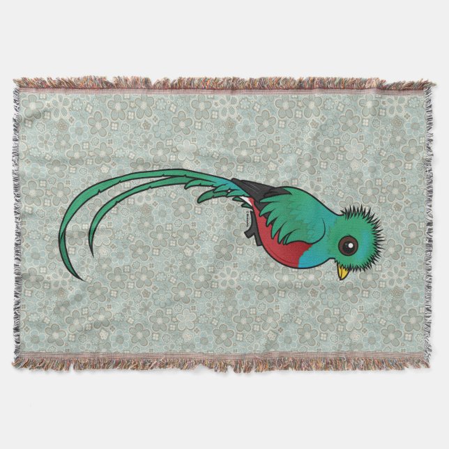 Birdorable Resplendent Quetzal Decke (Vorderseite)