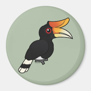 Birdorable Rhinoceros Hornbill Magnet