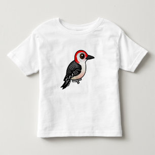 Birdorable Rot-blähte Specht auf Kleinkind T-shirt