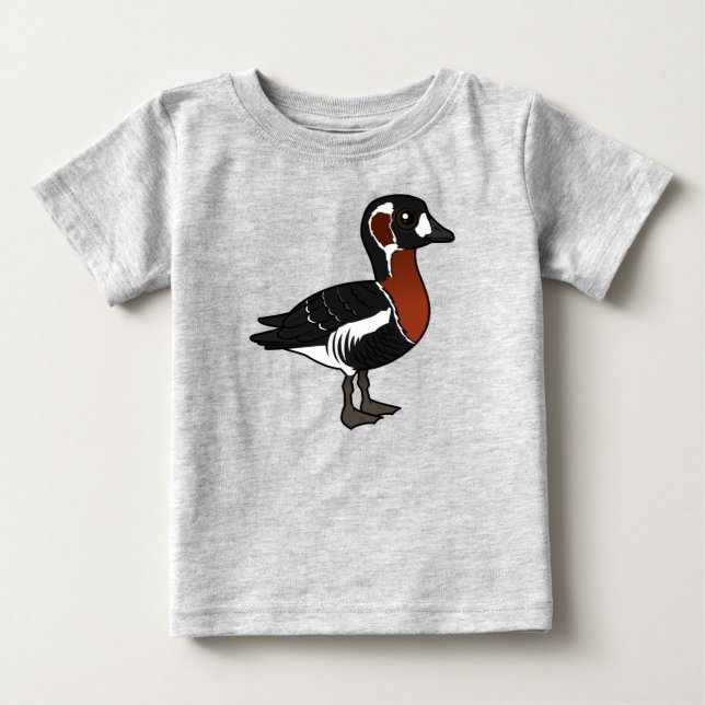 Birdorable Rothühnergans Baby T-shirt (Vorderseite)