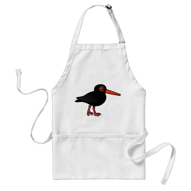 Birdorable rußiger Oystercatcher Schürze (Vorne)