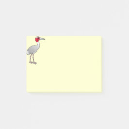 Birdorable Sarus Kran Post-it Klebezettel
