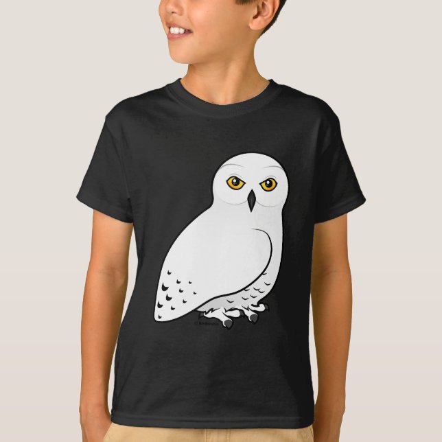 Birdorable Snowy Eule T-Shirt (Vorderseite)