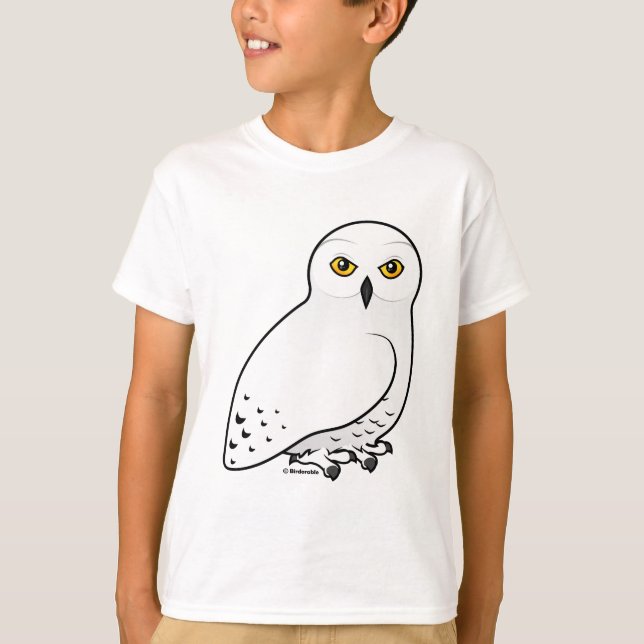 Birdorable Snowy Owl T-Shirt (Vorderseite)