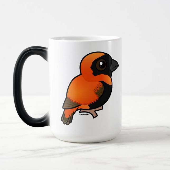 Birdorable Southern Red Bishop Verwandlungstasse (Links)