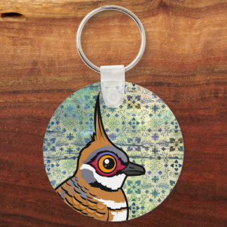 Birdorable Spinifex Pigeon Cartoon Bird Schlüsselanhänger