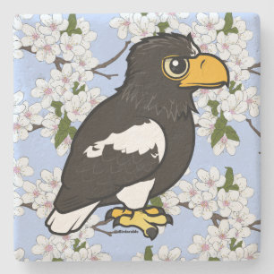 Birdorable Stellers Meer Eagle Steinuntersetzer