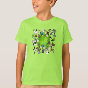 Birdorable Tag der Erde T-Shirt