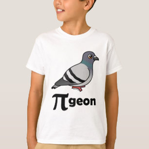 Birdorable Tauben-/Tauben-PU T-Shirt