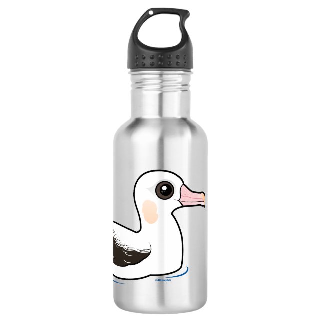 Birdorable wandernder Albatros Trinkflasche (Vorderseite)