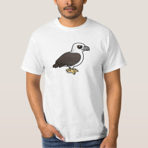 Birdorable Weiß-blähte Meer Eagle auf T-Shirt