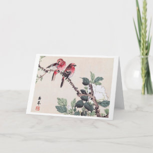 Birds and Flower, Imao Keinen Karte
