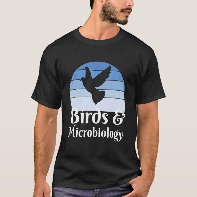 Birds And Microbiology T-Shirt (Vorderseite)