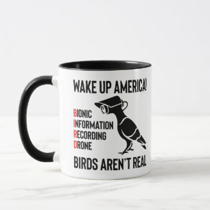 Birds Are Not Real - If It Flies, It Spies Tasse