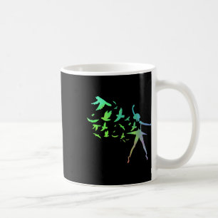 Birds Ballerina Silhouette Ballett Tanz Kaffeetasse
