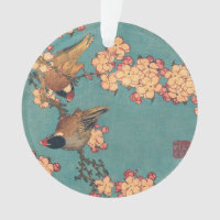 Birds Blume Hokusai Japanische Kunst