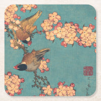 Birds Blume Hokusai Japanische Kunst