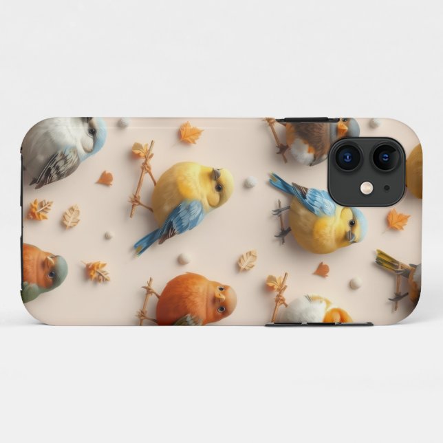 Birds Case-Mate iPhone Hülle (Rückseite (Horizontal))