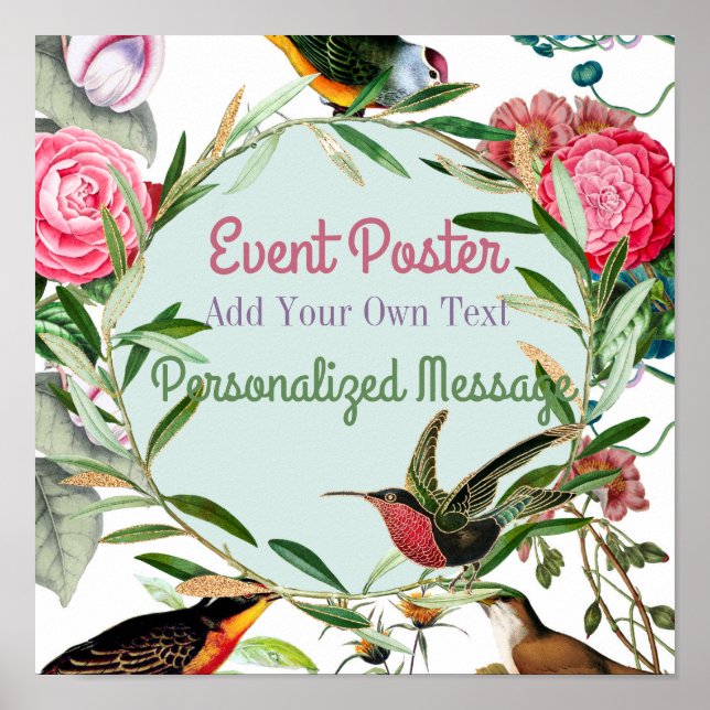 Birds Event Poster (Vorne)