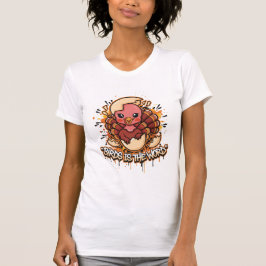 "Birds is the Word" Erntedank Baby Turkey T-Shirt