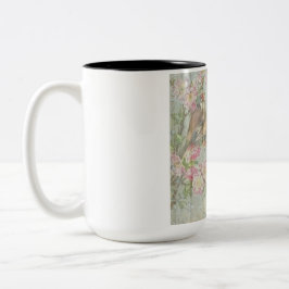 Birds-Kaffee-Tasse Zweifarbige Tasse
