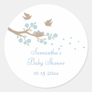 Birds Nest Baby Shooting Sticker