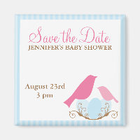Birds Nest Baby Shower Speichern Sie die Datums Ma