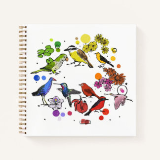 Birds notebook notizbuch