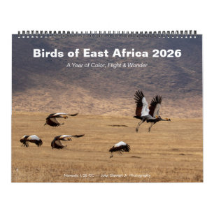 Birds of East Africa Calendrier 2026