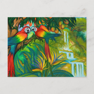 Birds of Paradise Postcard Postkarte
