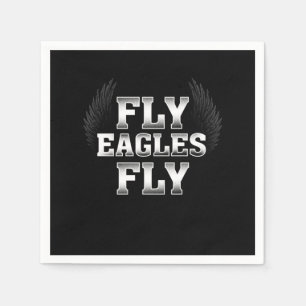 Birds Philadelphia Team Fly Eagles Fly Philfoot Serviette
