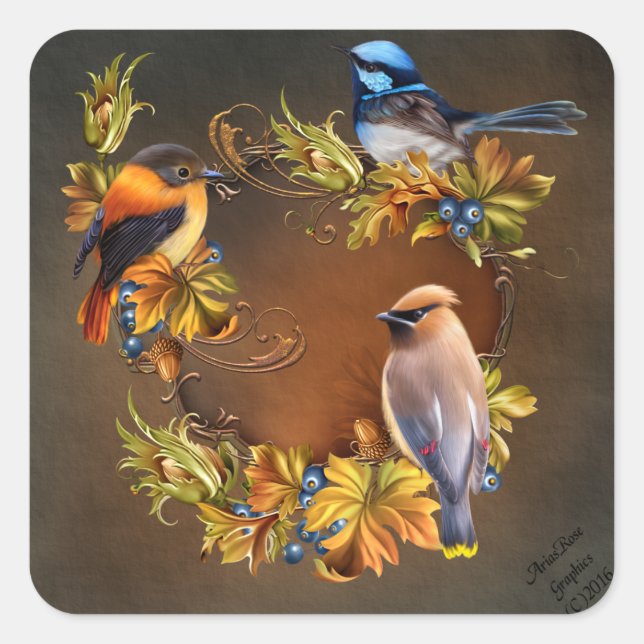 Birds Sticker (Vorderseite)