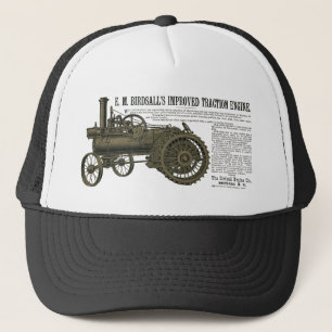 Birdsall's Steam Traction Motor 1889 Farm Traktor Truckerkappe