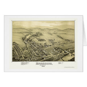 Birdsboro, carte panoramique de PA - 1890