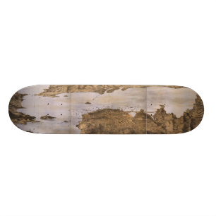 Birdseye Ansicht von San Francisco Kalifornien Skateboard