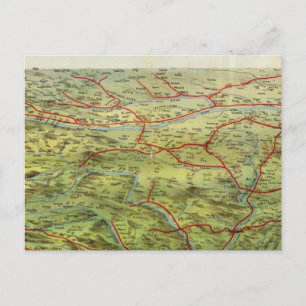 Birdseyes View Great Plains Postkarte