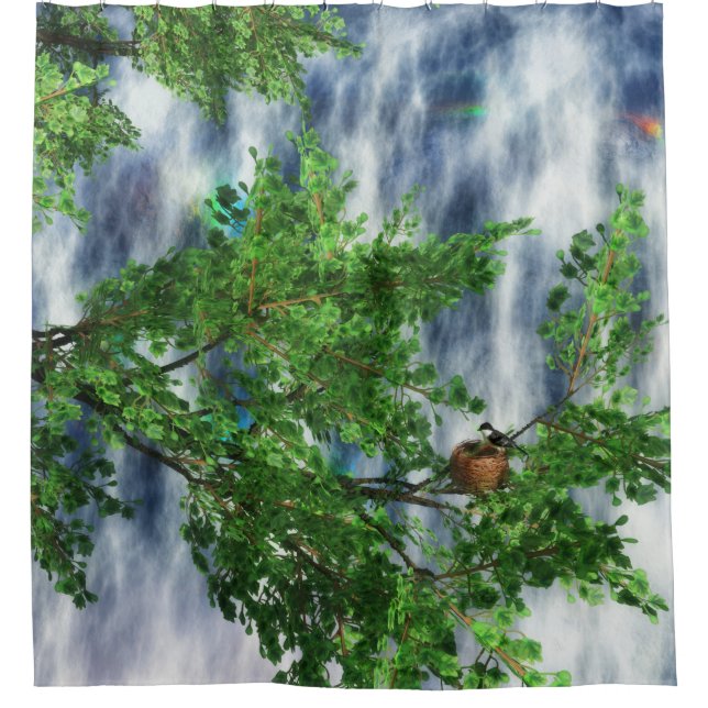 Birdsnest Falls Douche rideau (Devant)