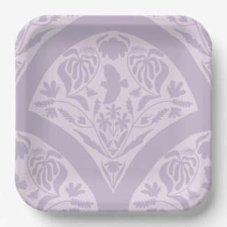 Birdsong Graden in Purple Pappteller