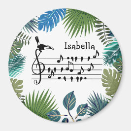 Birdsong Toucan beitretend Vogellied anpassbar Magnet