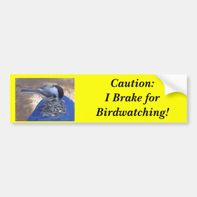 Birdwatcher BremsAutoaufkleber Autoaufkleber (Vorne)