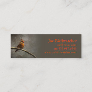 Birdwatcher Goal Mini Visitenkarte