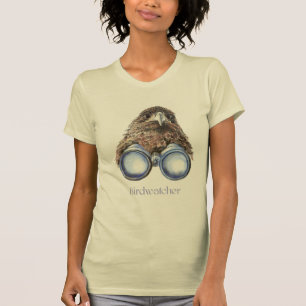 Birdwatcher Hawk Bird beobachtet Spaß T-Shirt