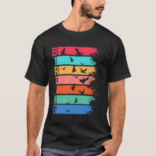 Birdwatcher Vogelbeobachtung Vogelbeobachter Bird  T-Shirt